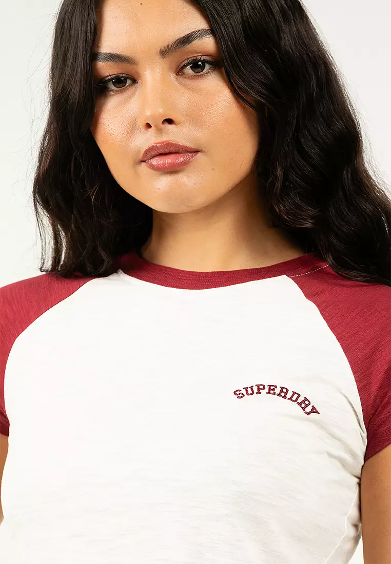 Essential Logo Raglan Slub Tee