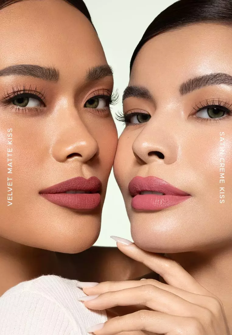 Satin Creme Kiss Bullet Lipstick in Vintage Rose