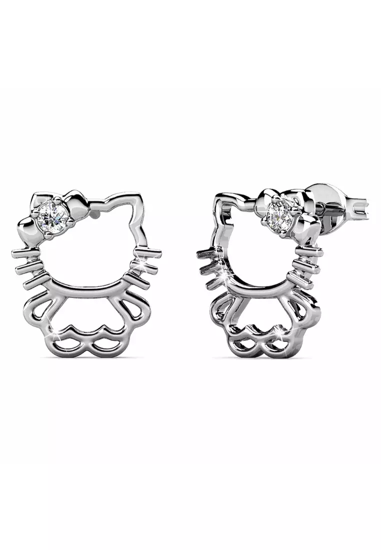 Swarovski hello kitty hotsell earrings