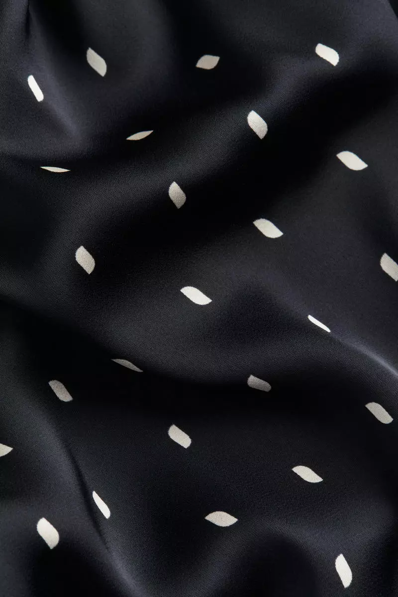 Satin wrap dress