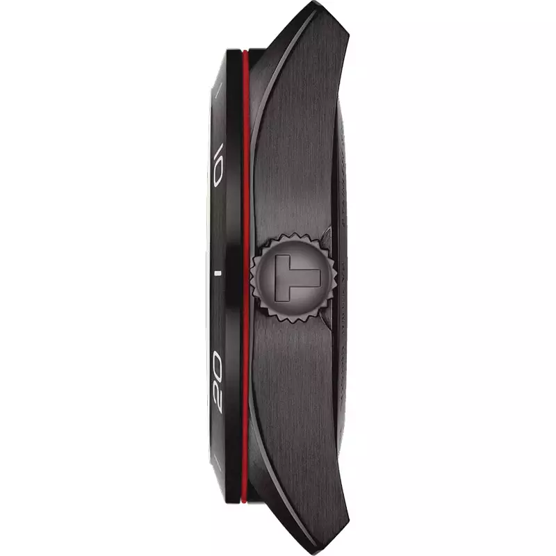 Jam Tangan Pria Tissot PRS 516 Powermatic 80 42mm T-Sport T131.430.36.052.00 Black Dial Black Leather Strap