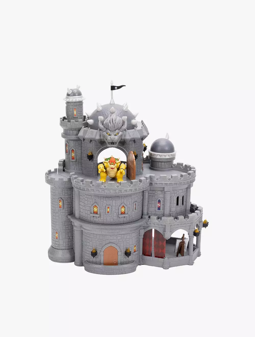 The Super Mario Galaxy Movie – Deluxe Bowser Castle Playset with 1.5” Bowser Figure, Piano, Bonsai T - SM8432254