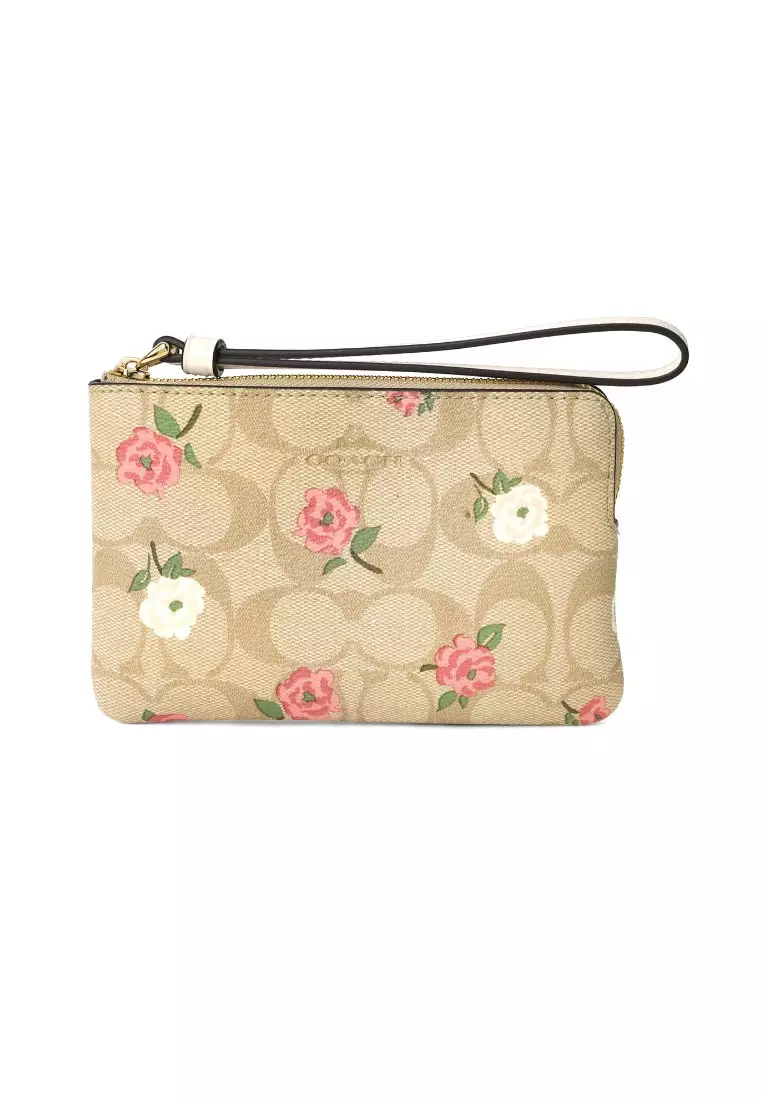 Buy Coach Coach Zip Leather Wallet (CR973) IM LIGHT CHAIK