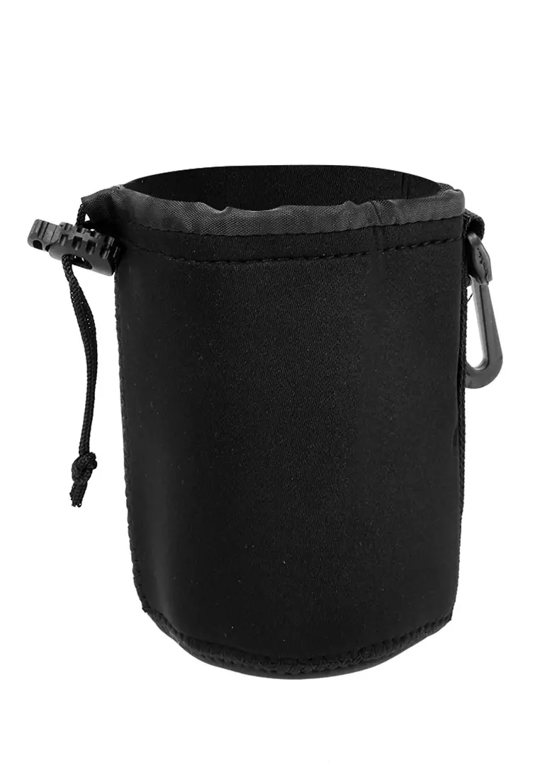 Eunh Tas Lensa Kamera DSLR 4 PCS Adjustable Buckle Material Nylon ORIGINAL - Black