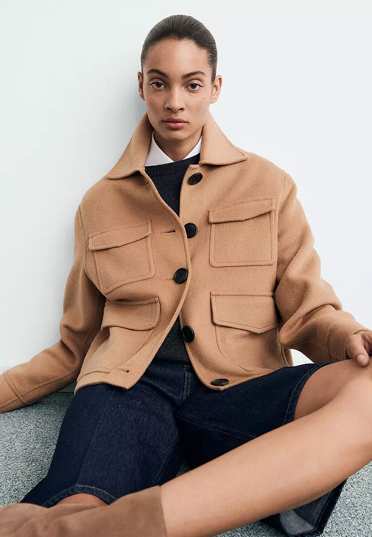 Wool Jacket With Pockets