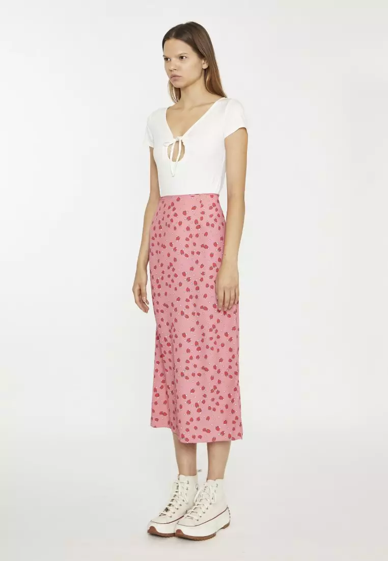 Bias Midi Skirt