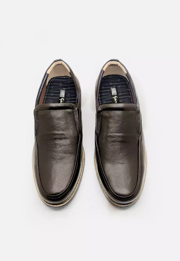 James Men Formal Slip On Cow Leather Workwear