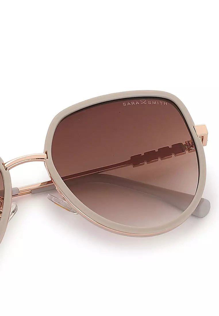 Unisex Fashion Sunglasses (Kacamata Hitam) - Hitam / Abu-Abu