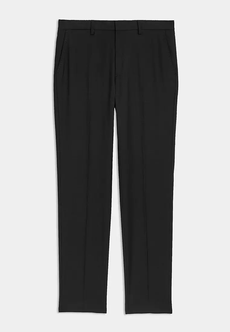 Wool Rich Stretch Trousers