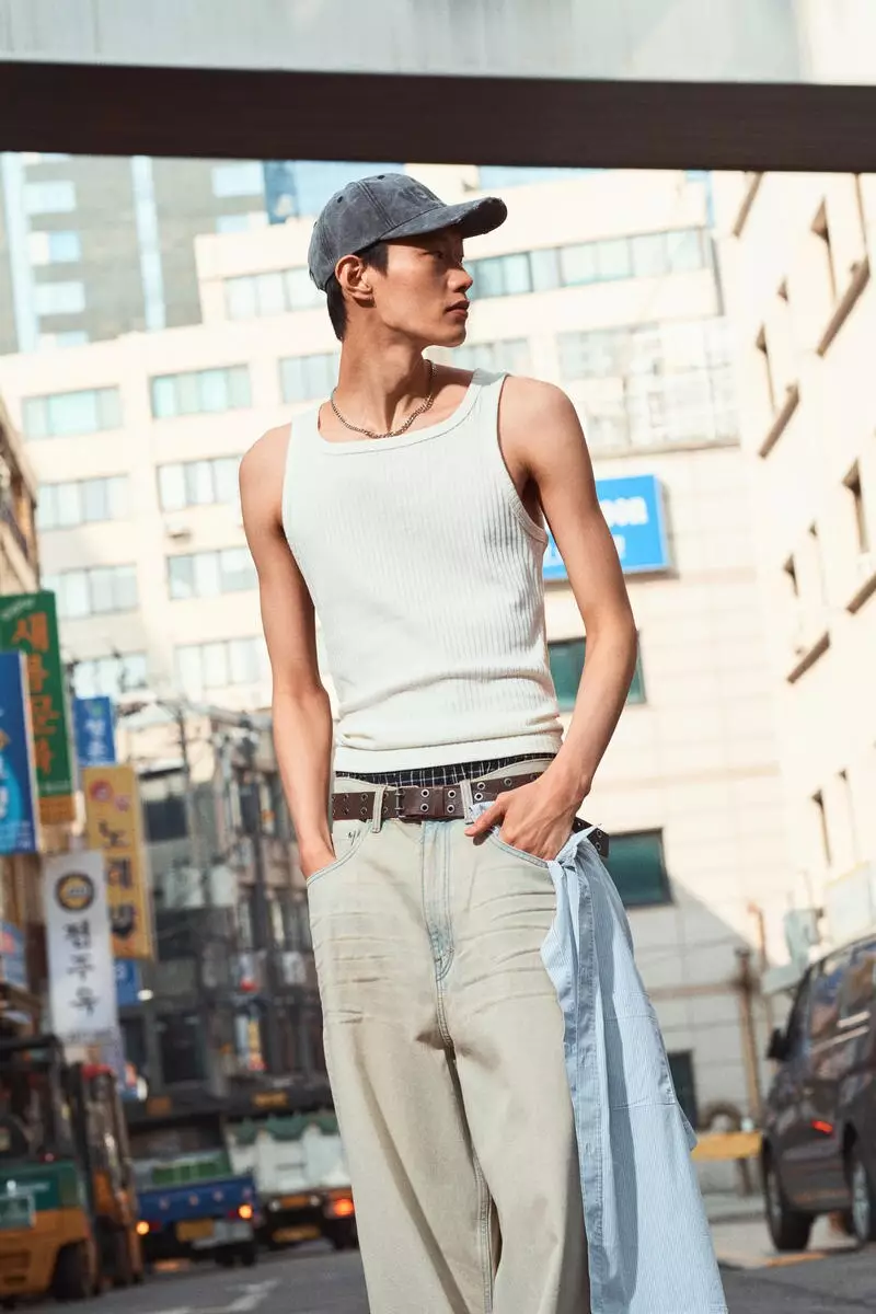 Slim Fit Ribbed vest top