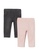 H&M black and pink and multi 2-Pack Treggings 63756KAF8103ABGS_1