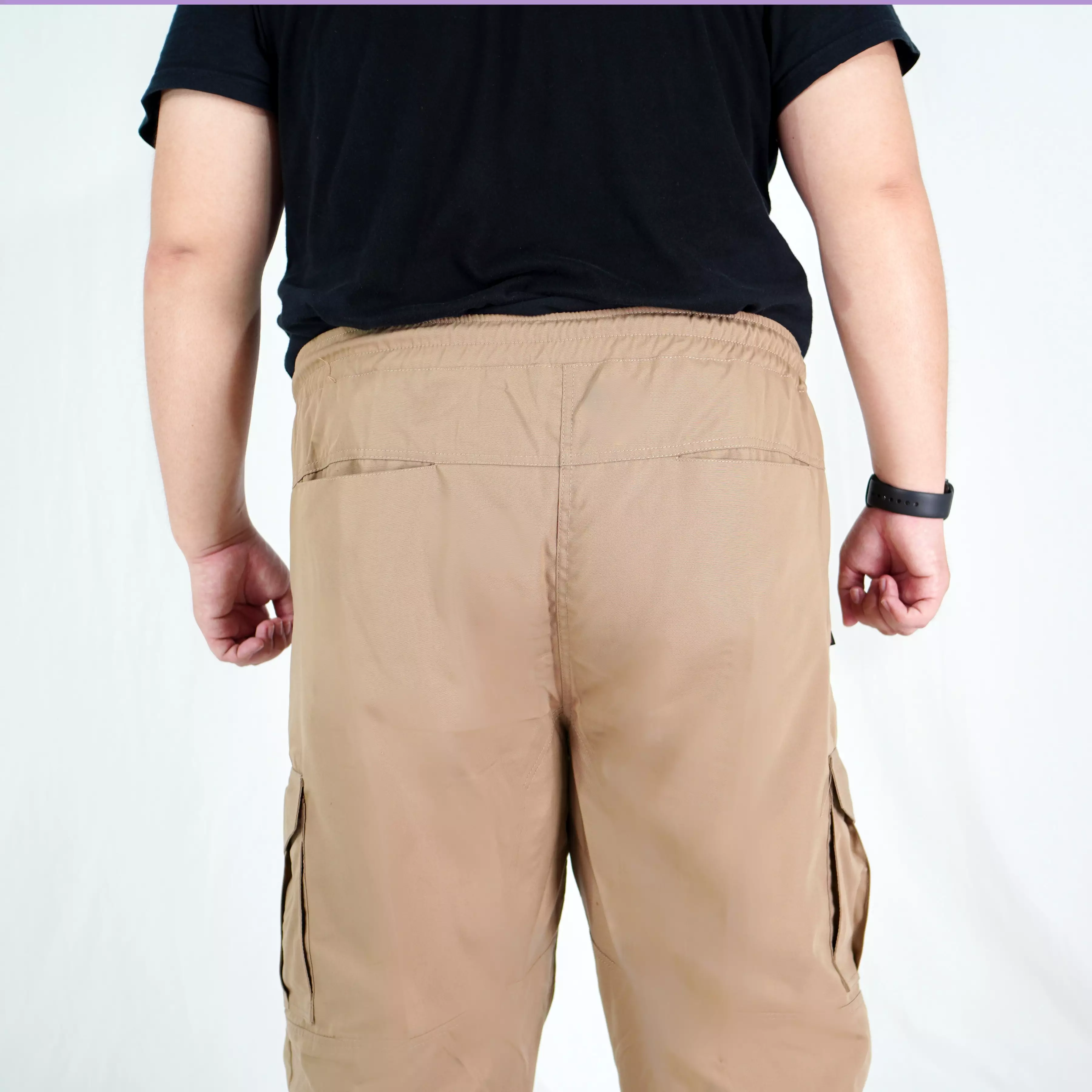  DENNY BIG Celana Cargo Earth Tone BIG SIZE Cargo Pants OVERSIZE - KREM