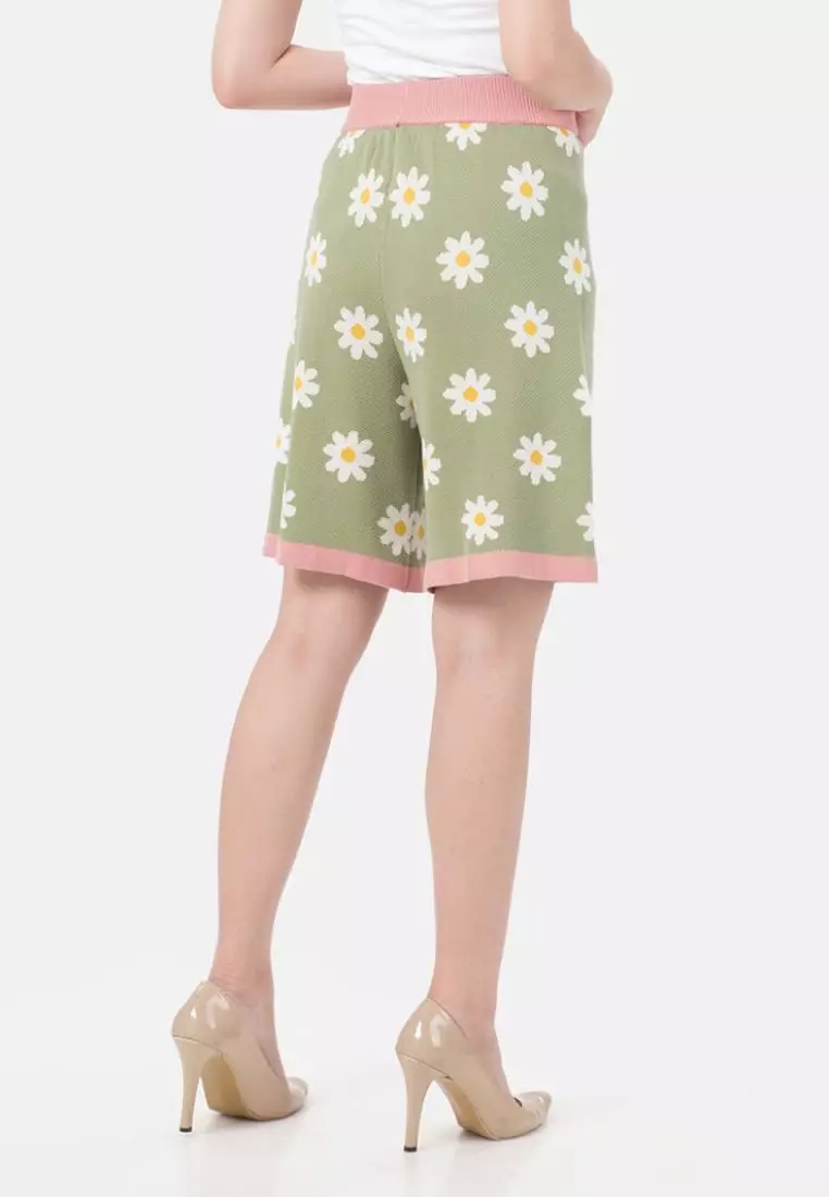 Alesya Flower Pattern Pants