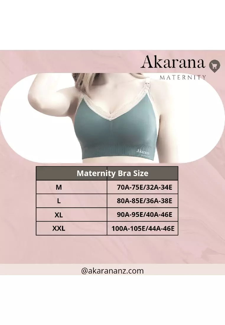 Buy AKARANA BABY Seamless Solid Maternity & Nursing Bra Free 1pc Extender ( Pink) Online