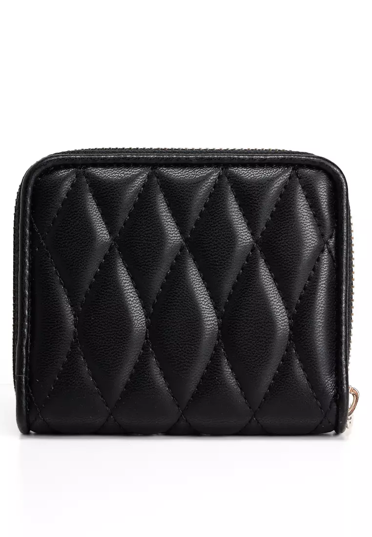 Valla Signature Logo Small Zip Around Wallet
