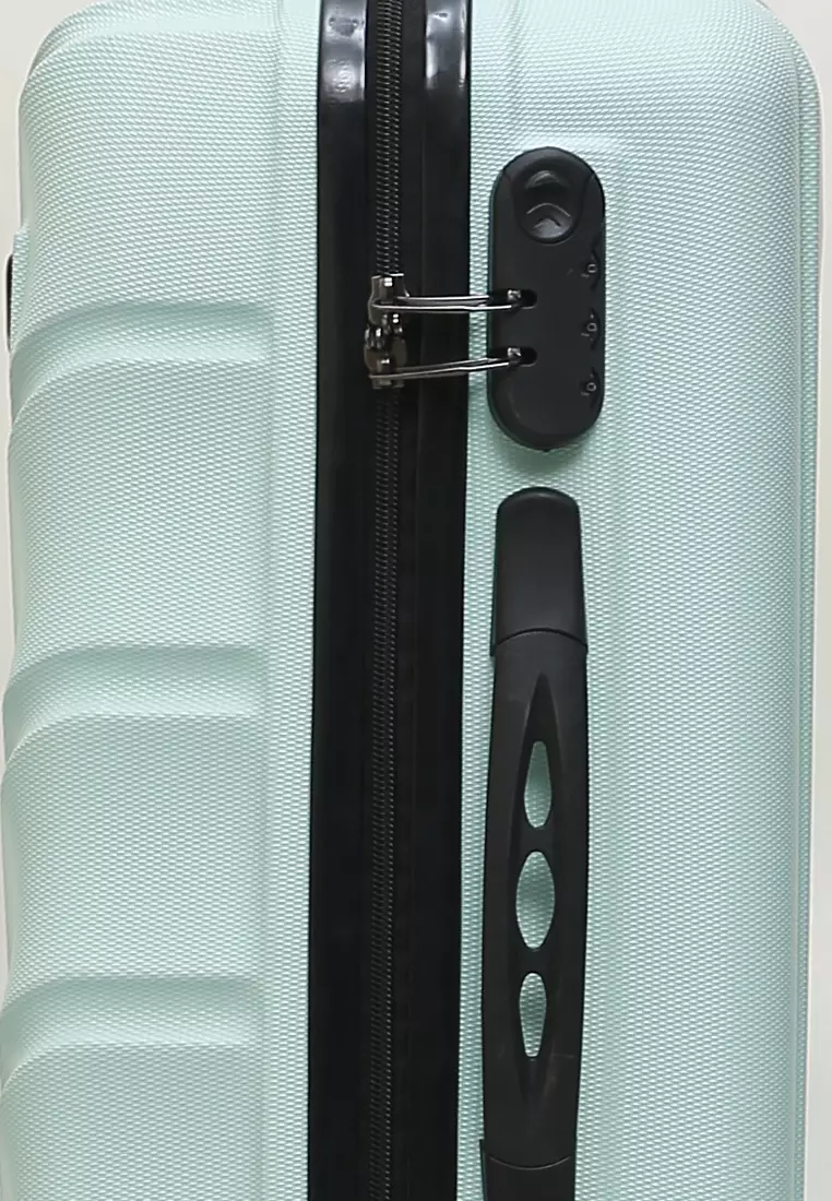 Carlton Koper Cabin Hardcase Unisex Size 20Inch Suitcase Combination Lock Large Compartment Material ABS+PVC Coated ORIGINAL - Mint