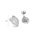 Glamorousky silver Fashion Simple Hollow Leaf 316L Stainless Steel Stud Earrings FB47AAC618BC75GS_2