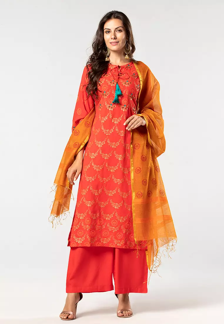 Le Reve, Feel the royal elegance with Le Reve's turkish motif inspired  Salwar kameez edits in exclusive silk-viscose fabric. Explore more in  store