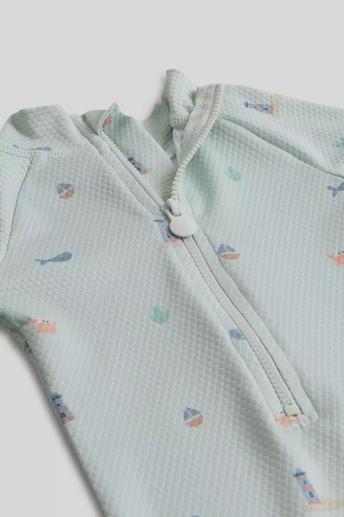 Mothercare Sunsafe UPF50+ Rash Suit and Keppi Hat - Set Baju Renang Anak Bayi Laki-laki (Hijau)