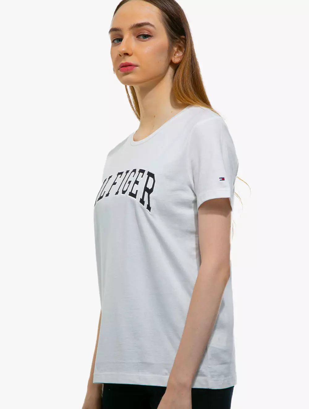TOMMY HILFIGER - VARSITY HILFIGER REGULAR T-SHIRT - Milk - white