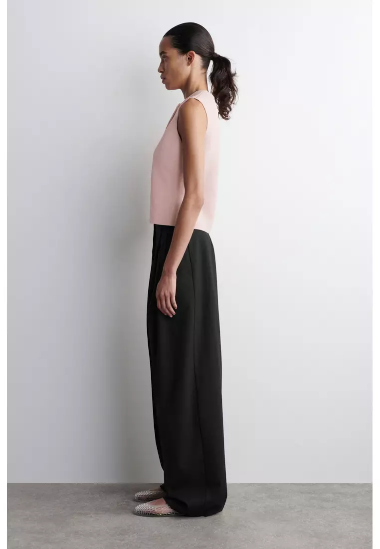 KNITTED COTTON WAISTCOAT