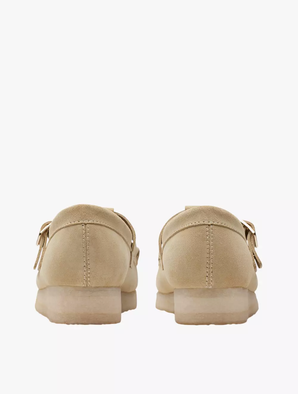 Clarks Wallabee T Bar Maple Suede