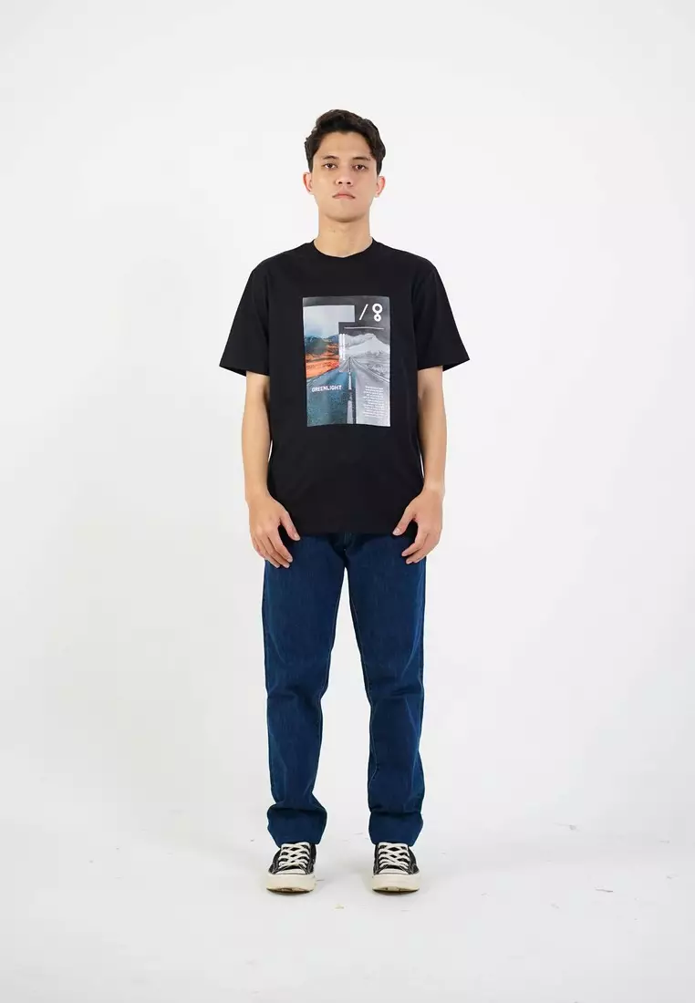 Greenlight Men's T-Shirt Short Sleeve Regular Fit Cotton Ezer OL-C400125