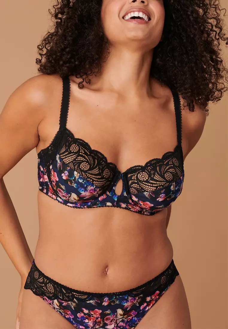 Sans Complexe Ariane Fantaisy Wired Full Cup Bra with Lace 2024, Buy Sans  Complexe Online