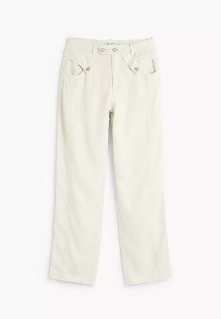 BAGGY TROUSERS WITH BUTTONS