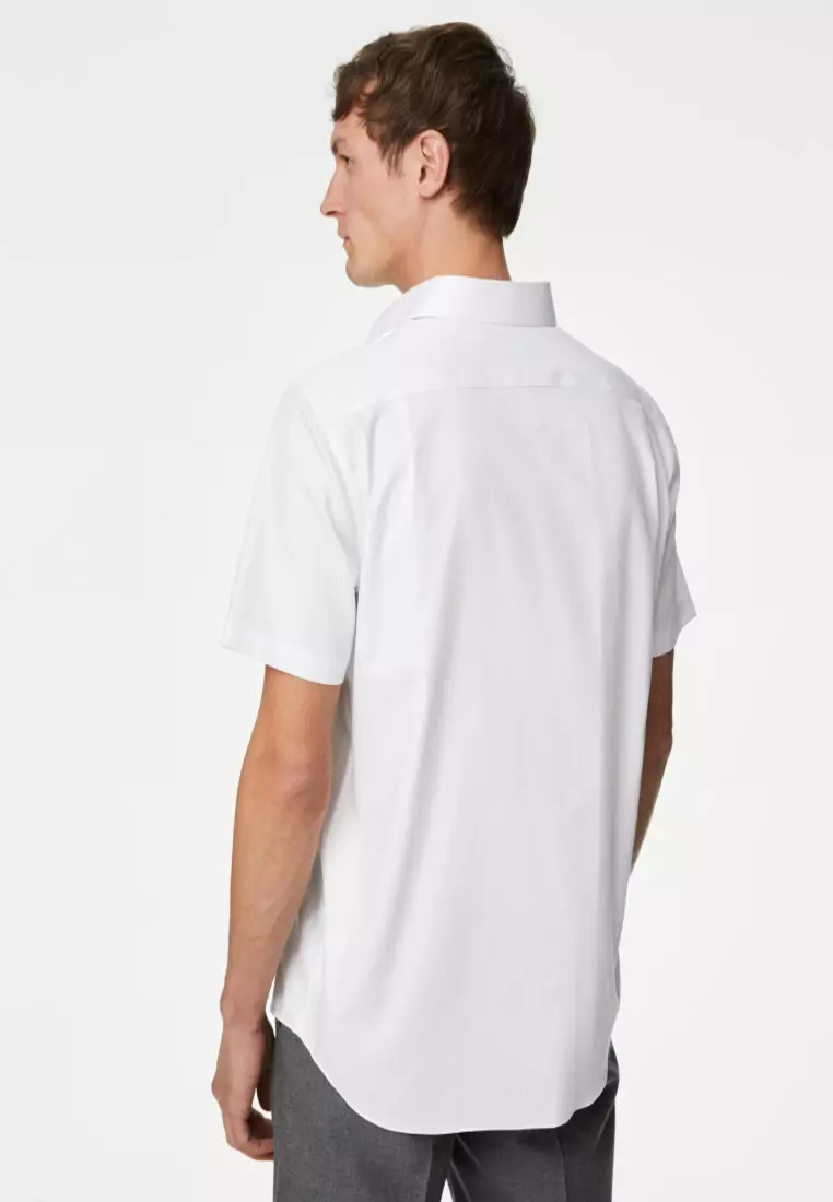 M&S COLLECTION Regular Fit Non Iron Pure Cotton Shirt