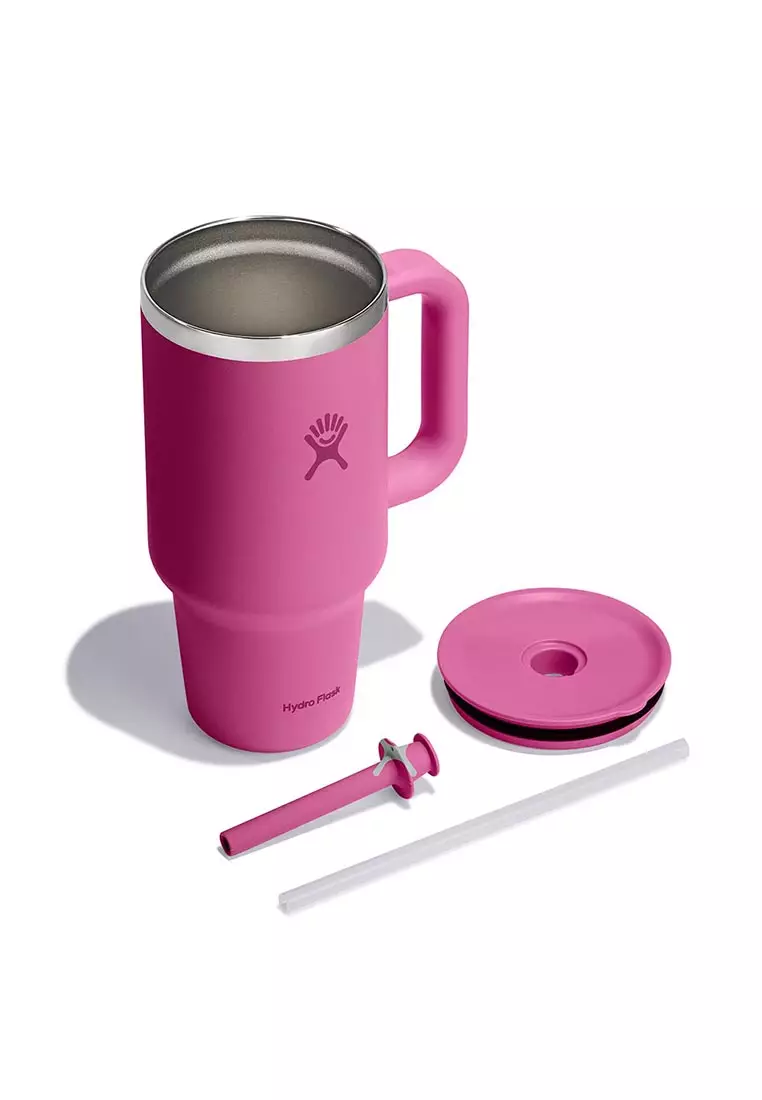 Buy Hydro Flask Hydro Flask 32 Oz All Around Travel Tumbler with Press-In Straw  Lid - Reef 2026 Online | ZALORA