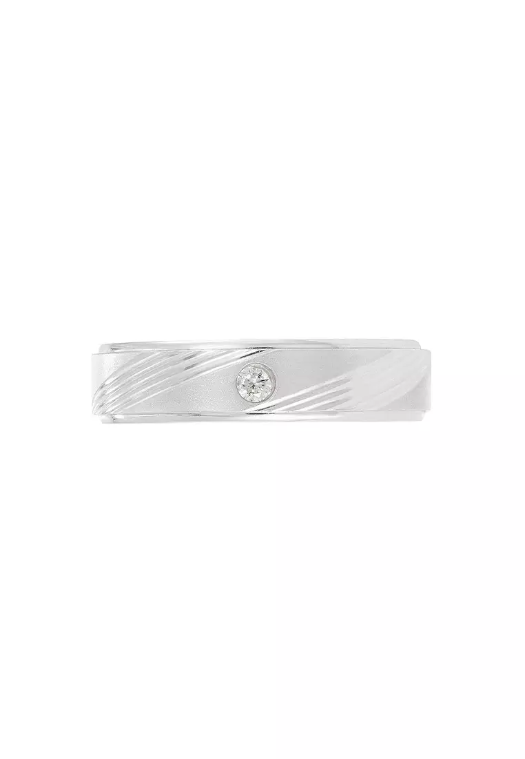 HABIB Diamond Ring in 750/18K White Gold A0318