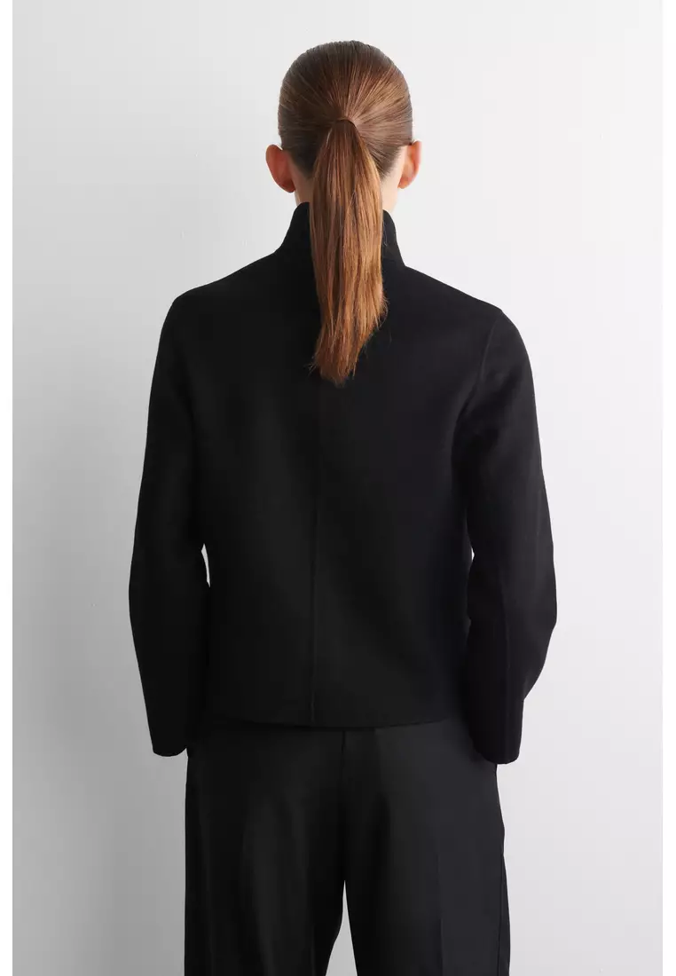 STRUCTURED DOUBLE-FACED WOOL JACKET