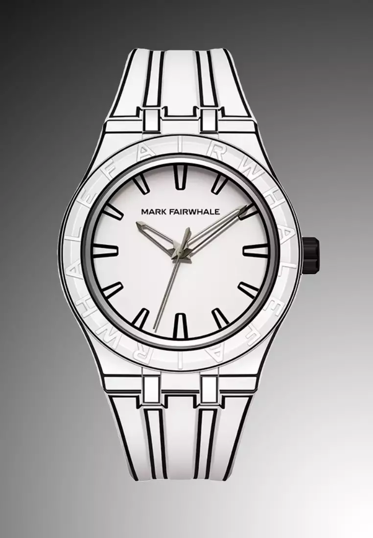 Unisex Quartz Watch, 42mm, Rubber Strap