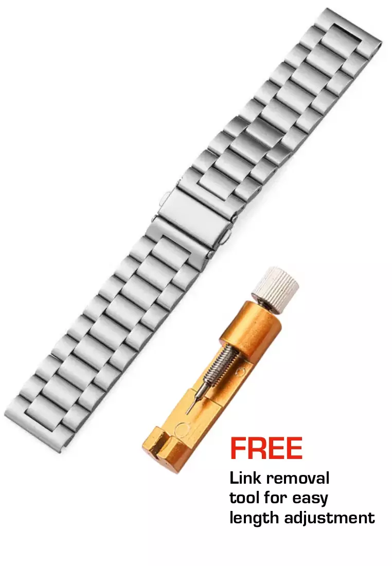"Universal" Stainless Steel Watch Bracelet (18-24mm)