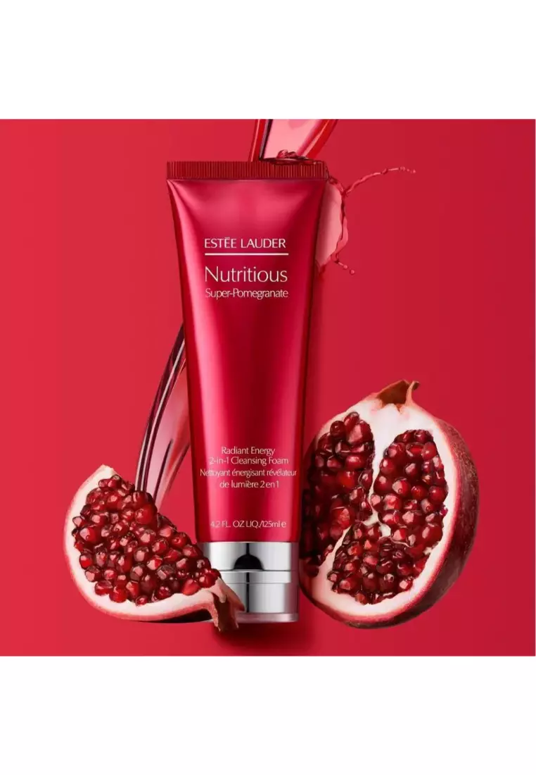 ESTEE LAUDER - Nutritious Super-Pomegranate Radiant Energy 2-In-1 Cleansing Foam 125ml