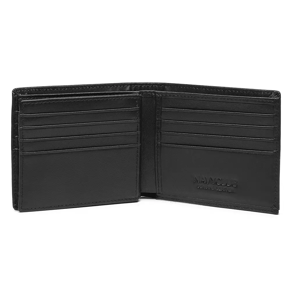 Navy Club Clifton Dompet Pria Lipat Dompet Kulit Asli - Free Box Exclusive