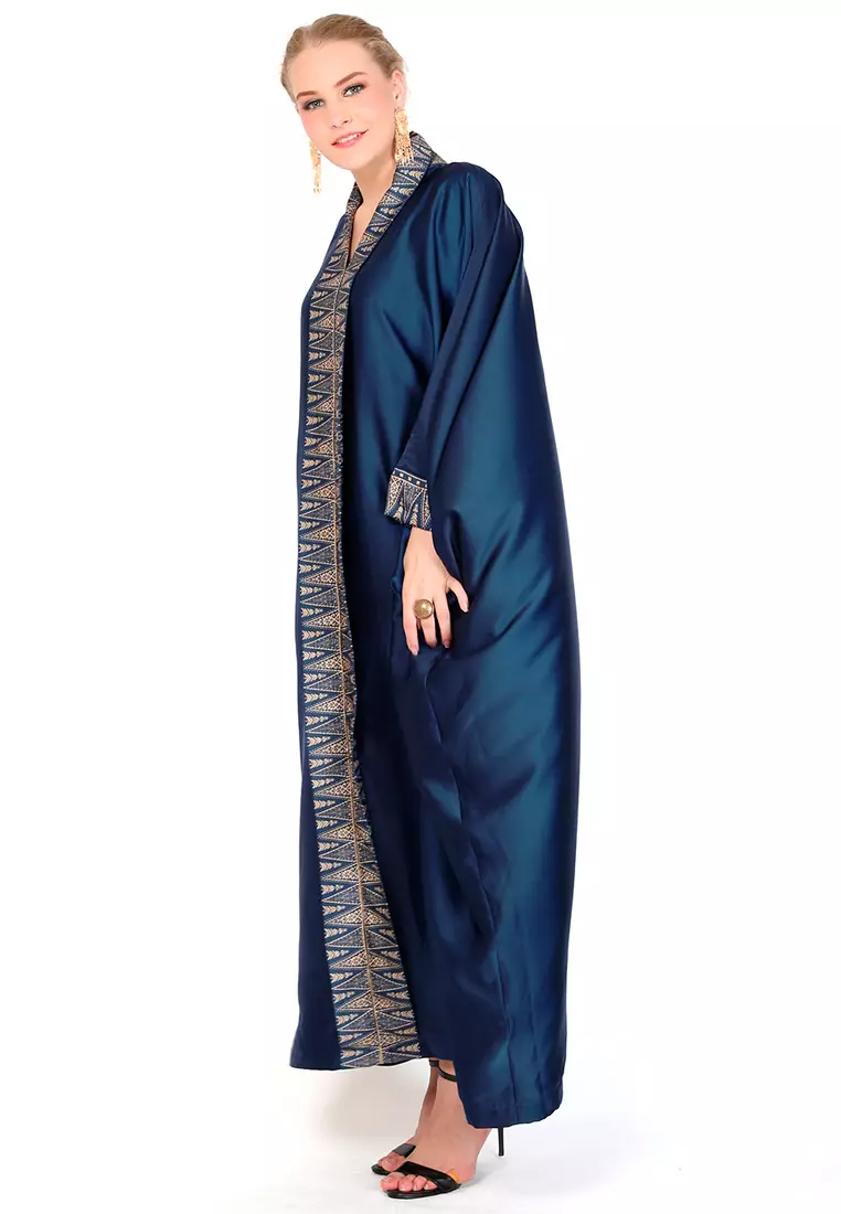 Kanzi Exclusive Long Sleeve Songket Kaftan