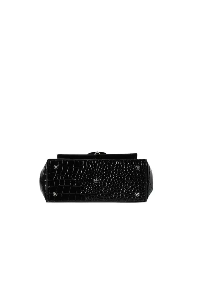 Ladies' Shoulder Bag in Black 4603000WW L0098