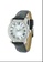 EGLANTINE 銀色 EGLANTINE® Emily 女士精鋼石英手錶，黑色皮革錶帶上鑲有水晶 410E8AC8AB8A85GS_1