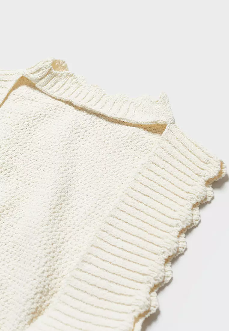 Open Back Knitted Top