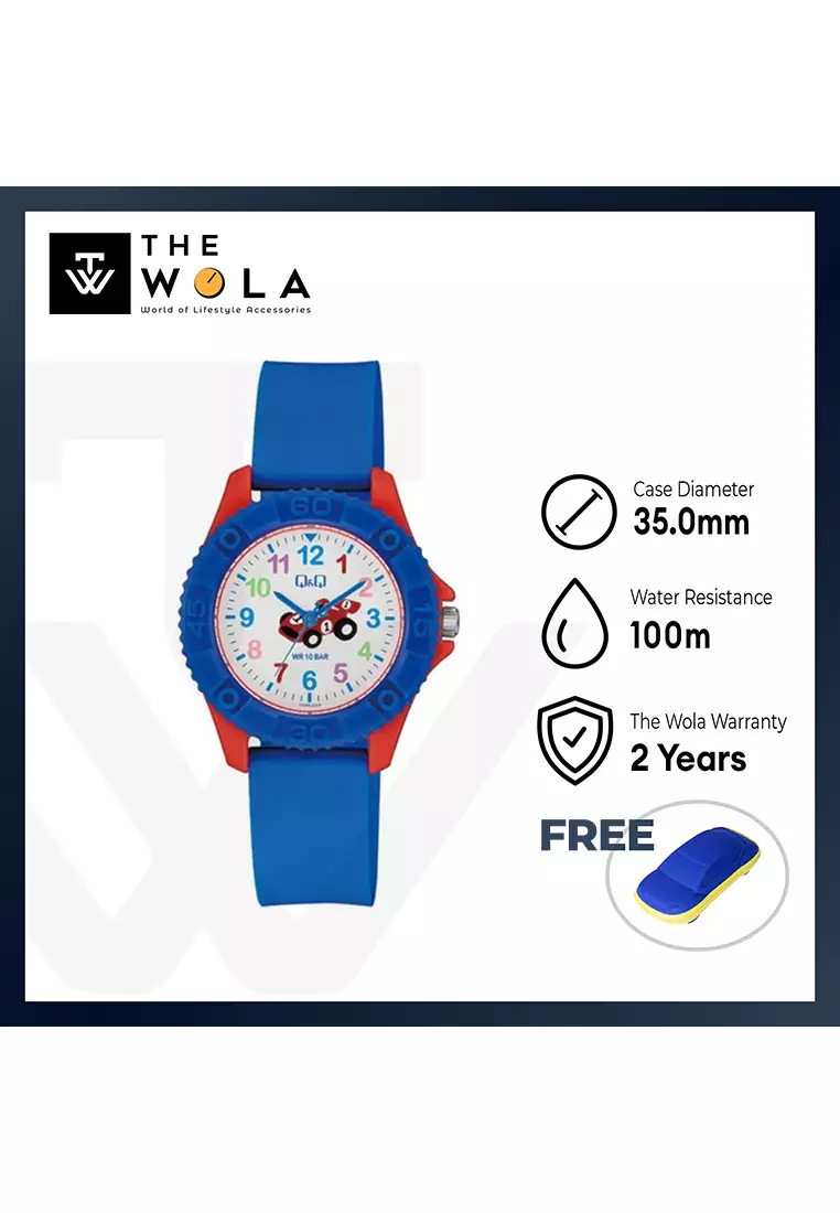 Watch by Citizen VQ96J023Y Kids Analog Watch with Blue Rubber Strap