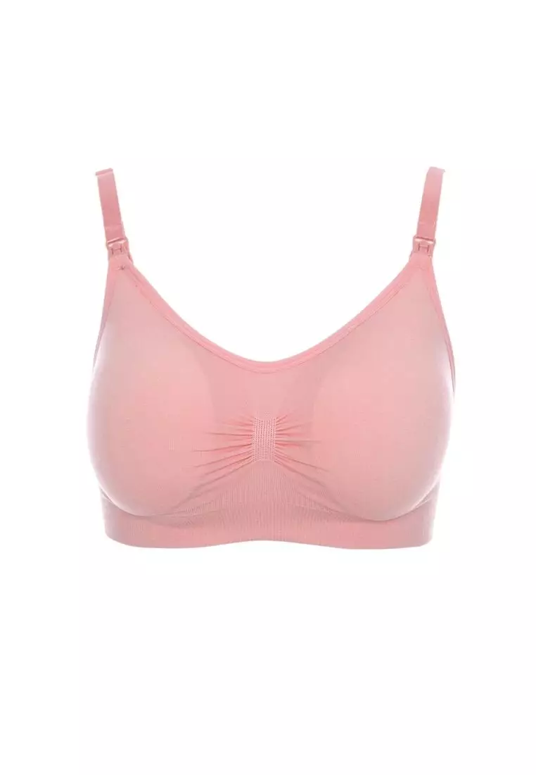 2 Pack Grace Push Up Nursing Bra Pink and Black