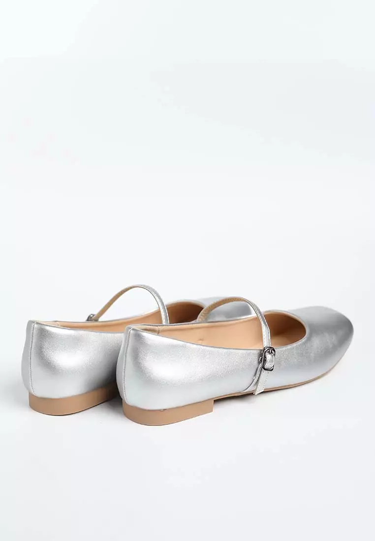 Brie Ballerina Strap Flats