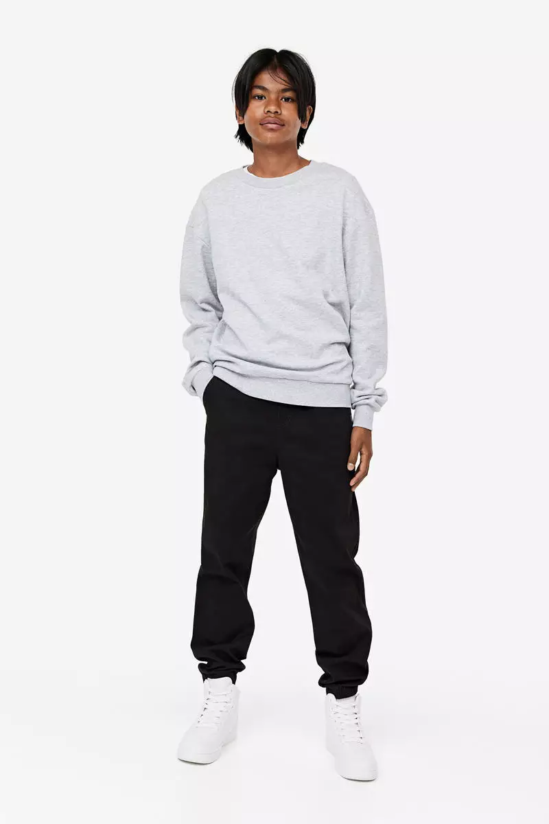 H and m twill joggers on sale