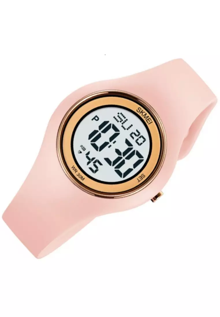 Jam Tangan Digital Pria Waterproof Many Function Strap Tali Material Silicone DV12 ORIGINAL