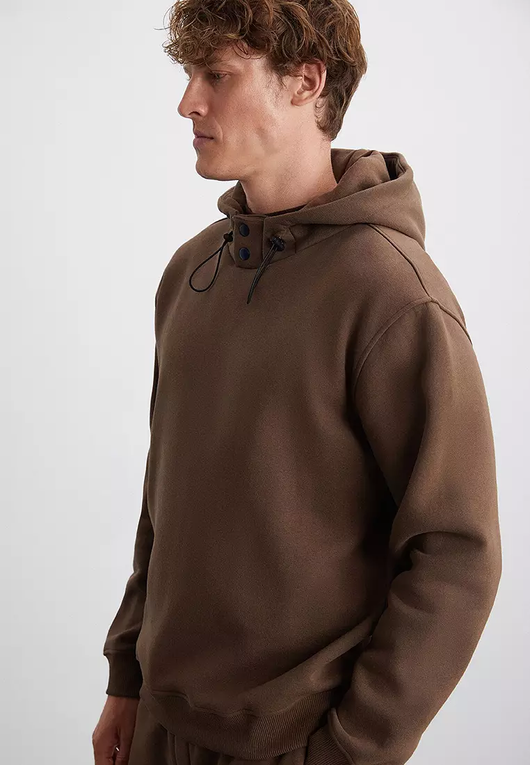 Jorna Snap Collar Hoodie