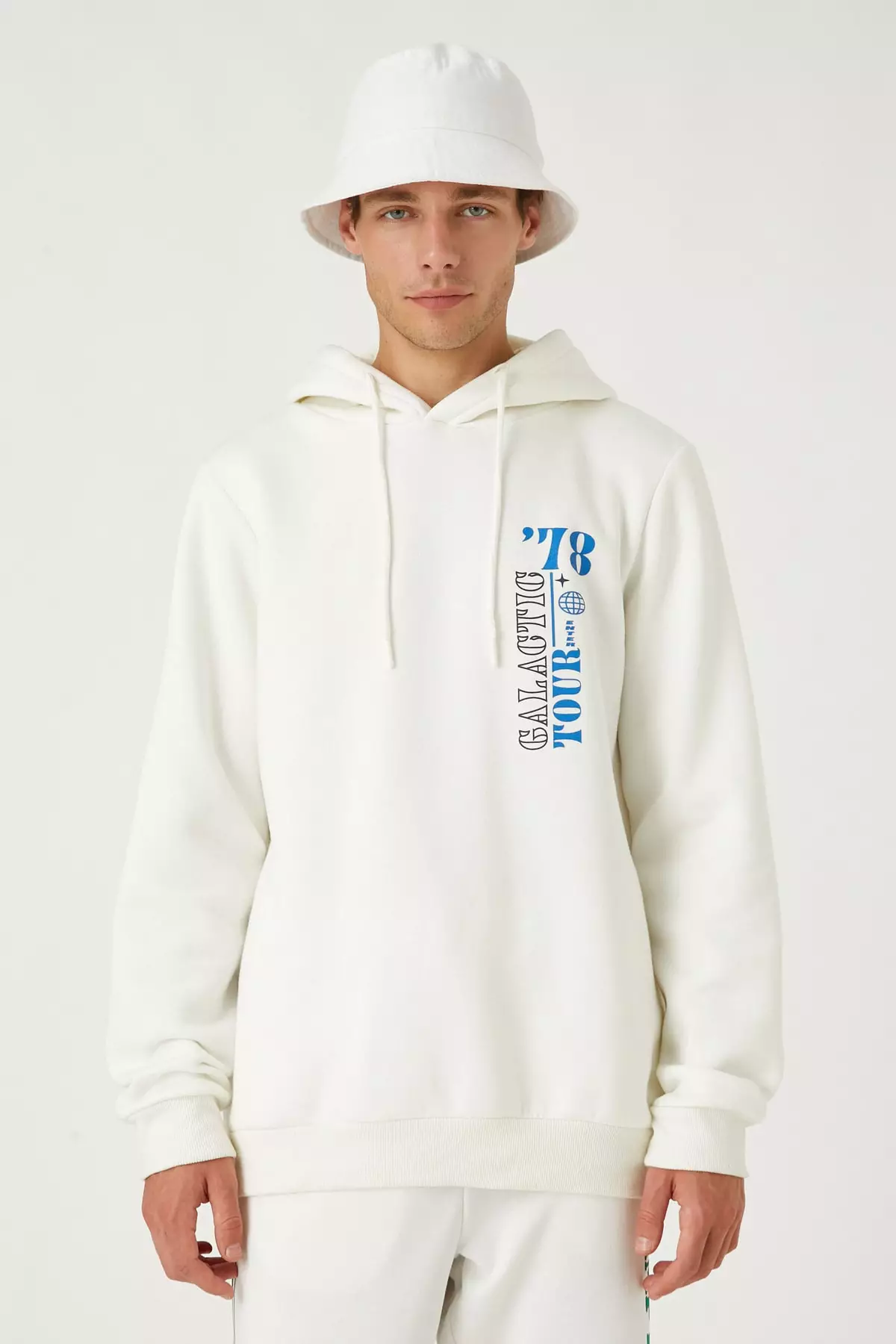 White sweatshirt shop without hood