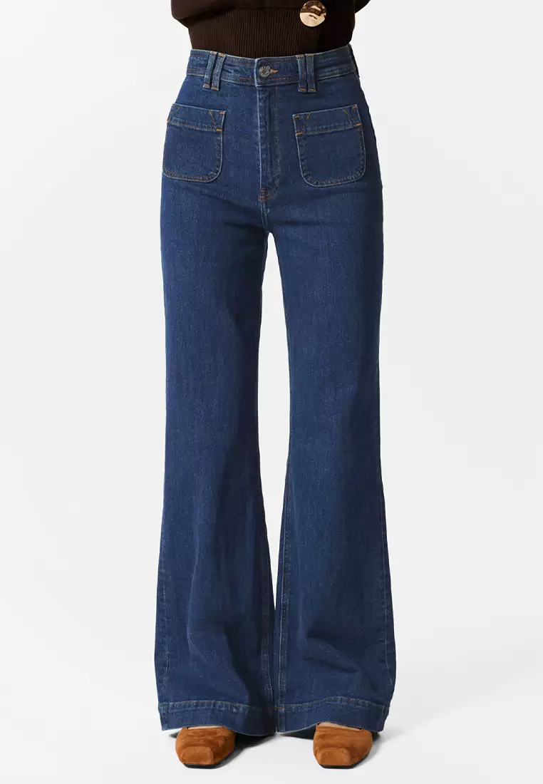 & Other Stories High-Waist Bootcut Jeans