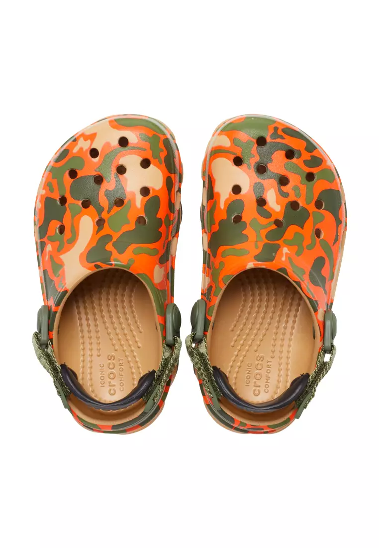 Orange camo outlet crocs